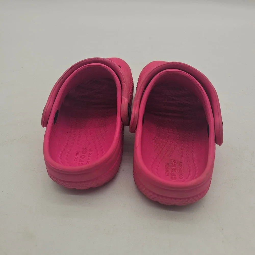 Crocs Classic Clogs Shoes Kids Size 7C Toddler Pink Sip On